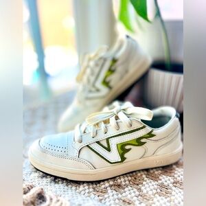 Vans Lowland CC FT Green Flame Marshmallow sneakers size 6.5 women’s
